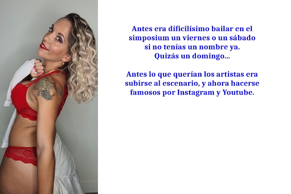Evolucion artistas escenario redes sociales Talia Gamarra 2 - Relatos Salseros
