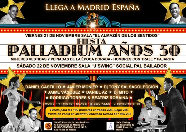 Fiesta Palladium 50s DJ Tony Salsacoleccion AlmaZen Sentidos - Relatos Salseros
